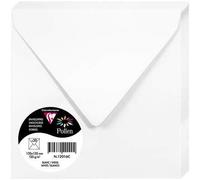 Ershi-12016c - Paquet De 20 Enveloppes Gommées - Format Carré 12x12cm - 120g/M² - Coloris Blanc - Invitation Evènements Et Corresp[510]