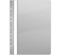 Ershi-1704001pl-13 Lot De 10 Chemises Perforées A4 En Plastique Résistant Pvc Rigide Transparent Pour Bureau Et École, Perforation[3550]
