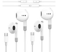 ERSHI-2 Packs Écouteurs USB C pour iPhone 15/15 Pro/16/15 Pro Max, Intra Auriculaires avec Micro et contrôle du Volume, HiFi Stéré[275]