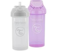Ershi-2x Gobelet Pour Bébé Avec Paille - 360ml Bouteille D'eau Pour Bébé Sans Bpa Gobelet D'apprentissage Pour Enfant Blan[490]