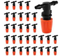 ERSHI-30 Pièces Buse d'atomisation Joints en Té, Brume Arrosage T Joints, T Type Atomisant Buse, Brume Arrosage T Joints pour Part[136]