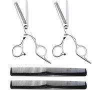 Ershi-4 Pièces Ciseaux De Coiffure, Ciseaux Desepaississant Coiffure, Ciseaux Cheveux, 6'' Ciseau Pour Désépaissir Les Cheveux, Ci[87]