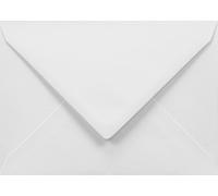 Ershi-50 Enveloppes Blanches C6 114 X 162 Mm 100g Rabat Pointu Enveloppes Élégantes Enveloppes Commerciales Pour Lettres D'affaire[279]