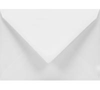 Ershi-50 Enveloppes Blanches C6 114x162mm 120g Aster Smooth Extra White Enveloppes Rabat Pointu Enveloppes Élégantes De Haute Qual[636]