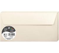 Ershi-50045c - Paquet De 20 Enveloppes Auto-Adhésives - Format Dl (11x22cm) - 120g/M² - Coloris Ivoire Irisé - Invitation Evènemen[521]