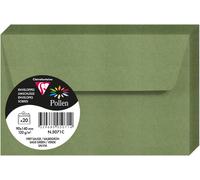 Ershi-5071c - Un Paquet De 20 Enveloppes Auto-Adhésives - Format 9x14cm - 120g/M² - Coloris Vert Sauge - Invitation Evènements Et [74]