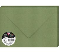 Ershi-5072c - Un Paquet De 20 Enveloppes Gommées - Format C5 16,2x22,9cm - 120g/M² - Coloris Vert Sauge - Invitation Evènements Et[209]
