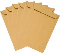 Ershi-50x Pochette D'expédition Marron Din C5 162 X 229 Mm 80g Maxi Lettre Autocollante Sans Fenêtre Enveloppe Grande Enveloppe Ma[744]