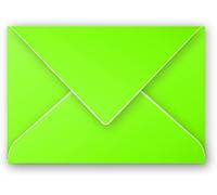 Ershi-5540c - Paquet De 20 Enveloppes Gommées - Format 7,5x10cm - 120g/M² - Coloris Vert Menthe - Invitation Evènements Et Corresp[52]