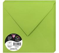 Ershi-5543c - Paquet De 20 Enveloppes Gommées - Format Carré 16,5x16,5cm - 120g/M² - Coloris Vert Menthe - Invitation Evènements E[101]