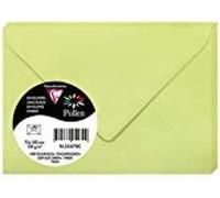 Ershi-55470c - Paquet De 20 Enveloppes Gommées - Format 7,5x10cm - 120g/M² - Coloris Vert Bourgeon - Invitation Evènements Et Corr[49]