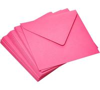 Ershi-5578c - Paquet De 20 Enveloppes Gommées - Format Carré 14x14cm - 120g/M² - Coloris Rose Fuchsia - Invitation Evènements Et C[179]