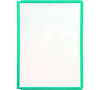 Ershi-560605 Sherpa Vario Panel Plaque Pochette Polypropylène Pour Document A4 Avec Cadre Profilé Vert Lot De 5[2060]
