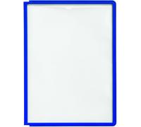 Ershi-560607 Sherpa Vario Panel Plaque Pochette Polypropylène Pour Document A4 Avec Cadre Profilé Bleu Lot De 10[1463]