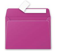 Ershi-5886c - Paquet De 20 Enveloppes Auto-Adhésives - Format C6 11,4x16,2cm - 120g - Coloris Bordeaux - Invitation Evènements Et [152]