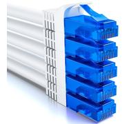 ERSHI-5x 2m CAT6 Set de Câbles Réseau - U-UTP RJ45 CAT-6 Câble LAN Câble Patch Ethernet Câble DSL Switch Routeur Modem Répéteur Pa[4