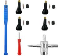 Ershi-7 Pièces Demonte Valve Pneu, Outil De Démontage De Valve De Pneu Avec Pour Voiture Et Moto, Kit Complet Pour Valves Tubeless[4