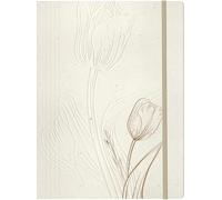 Ershi-813073c - Une Chemise A Elastique Cartonnée 3 Rabats A4 Motif Tulipe / Nature / Floral - Collection Tulip Paper[1675]