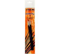 Ershi-955529 - Set De Pinceaux Professionnels 2, 3 Pinceaux En Fibres Synthétiques, Ronds, Pinceau De Maquillage, Face Et Bodypain[921]