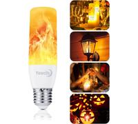 ERSHI-Ampoule à Flamme E27 Effet de Flamme, Effet de Lumière Scintillante 3,5 W LED Lumière Extérieure Lumière Scintillante pour H[3566]