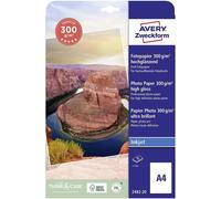 Ershi-Avery Dennison Premium / 2482-20 Papier Photo Pour Impression Jet D'encre A4 / 300g Brillant 20 Feuilles (Import Allemagne)[490]