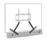 ERSHI-Barkan Support pour Barre de Son Universel, pour Montage au-Dessus ou au-Dessous du TV, pour 13-80 Pouces TV, Comprend Un ki[3