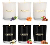 Ershi-Bougie Parfumées, Coffret Cadeau Femme, Idee Cadeau Chat Femme, 6 X 5,6 Oz Durée Pour L'aromathérapie Mariage Bath Yoga Cade[208]