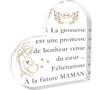 Ershi-Cadeau Futur Maman Cadeau Femme Enceinte Presse-Papier Cadeau Baby Shower Cadeau Pour Maman Annonce Grossesse Baby Shower Ca[4235]