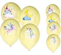 Ershi-Cam Et Leon - Accessoires Décoration D`Anniversaire Enfant - Thème Licornes - Assiettes, Gobelets, Serviettes, Confettis, Sa[810]