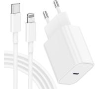 Ershi-Chargeur Rapide Iphone, 20w Usb C Prise Rapide Et 2m Lightning Original Cable Secteur Mural Type C Alimentation Adaptateur P[1