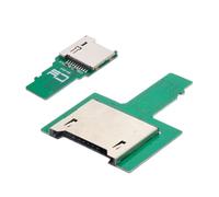 ERSHI-Chenyang Lot de 2 Adaptateurs d'Extension TF Micro SD Mâle Vers Carte SD Femelle PCBA SDHC/SDXC UHS-III UHS-2[408]