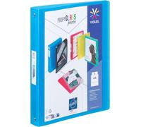 Ershi-- Classeur Souple En Plastique 4 Anneaux - Classeur Personnalisable Dos 3,5cm - Etiquette D'identification - Format A4 - Qua[506]
