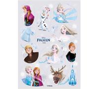 Ershi-Dekora - Décoration Coméstible Pour Gâteaux D'anniversaire Pour Enfants De Silhouette Découpée De La Reine Des Neiges 2, 1 U[8427]