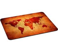 ERSHI-Design Tapis de souris en néoprène Marron Global Map 35 x 26 cm[1222]