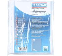 Ershi-Donau Lot De 100 Pochettes Perforées En Plastique Perforées Format A5 - Transparent 50 Microns[767]