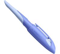 Ershi-Easybirdy Stylo À Plume Ergonomique Pour Gauchers, Avec Plume Standard M, En Bleu Pastel, Cartouche Incluse, Bleu (Effaçable[696]