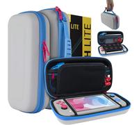 Ershi-Etui Pour Nintendo Switch Lite, Deluxe Housse Rigide De Rangement Zippée En Matériau Durable Anti-Choc Pour La Console Ninte[1166]