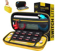 Ershi-Etui Pour Nintendo Switch Lite, Deluxe Housse Rigide De Rangement Zippée En Matériau Durable Anti-Choc Pour La Console Ninte[1169]