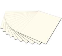 Ershi-Folia 6101 Lot De 10 Feuilles De Carton Photo Blanc Nacré, 50 X 70 Cm, 300 G/M², Pour Le Bricolage Et La Création De Cartes,[1018]