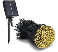 ERSHI-Guirlande Lumineuse Exterieure Solaire - 10M 100 LED Guirlande Solaire avec Minuteur, 8 Modes, Etanche, Guirlande Décorative[61]