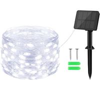 ERSHI-Guirlande Solaire Lumineuse, 10M 100 LED Guirlande Solaire Exterieure 8 Modes IP65 Étanche Lumineuse Decor pour Jardin, Pati[130]