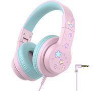 ERSHI-HS19S Casque d'écoute pour école/Voyage avec Volume sûr 85/94 DB, Son stéréo HS19S pour Filles et garçons avec Micro FunShar[7