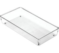 Ershi-Idesign Linus Boite Stockage Pour Tiroir, Grand Bac Plastique Pour Couverts Et Autres Accessoires, Transparent, 15.2-Cm X 30[630]
