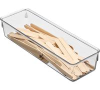 Ershi-Idesign Linus Boite Stockage Pour Tiroir, Petit Bac Plastique Pour Couverts Et Autres Accessoires, Transparent[633]