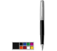 Ershi-Jotter Originals Stylo Plume Finition Noire Classique Pointe Moyenne Encre Bleue[68]