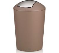 Ershi-Kela 22775 Poubelle Cosmétique Marta 5l En Plastique Taupe, 19,5 X 19,5 X 29 Cm[382]