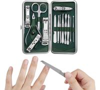 Ershi-Kit Manucure Pedicure - Set De Soin Des Ongles En Acier Inoxydable Avec 14 Accessoires - Coupe Ongle Pousse Cuticules Et Pin[9