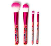 Ershi-Legami - Lot De 4 Pinceaux De Maquillage Oh My Glow ! Tema Flowers, Comprend Powder Brush, Foundation Brush, Eyeshadow Brush[376]