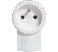 ERSHI-LEGRAND - Fiche Mâle Avec Terre Double Fonction - Fiche Electrique Permettant le branchement de 2 Appareils sur une Même Pri[1106]