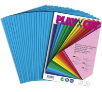 Ershi-, Lot De 20 Feuilles De Papier Cartonné A4 300 G/M² Bleu Ciel[639]